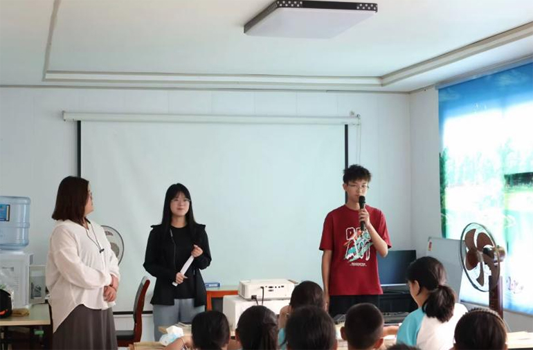 用青春之火照亮乡村教育——山东大学（威海）小树林支教团临沂汪沟镇支教开营仪式